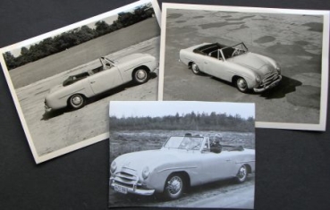 Ford Taunus Convertible Karosseriebau Drews 1951 three original photos (1901)